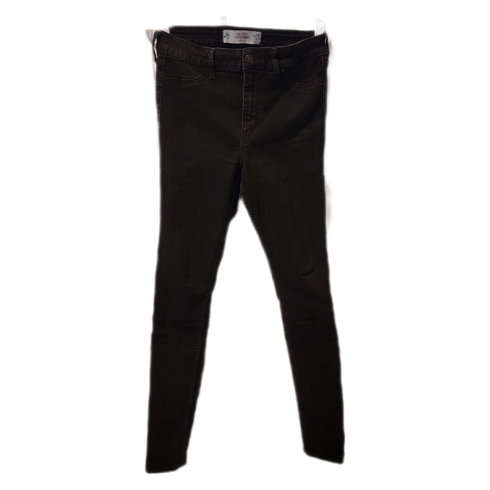 Hollister Black High Rise Super Skinny jeans 9R
